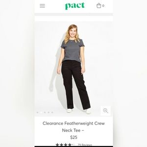 Pact- charcoal tee